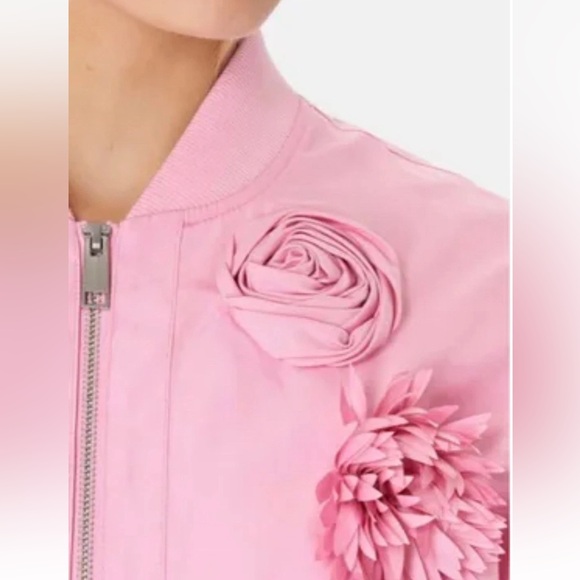 Tara Jarmon Paris Blush Bomber Jakcet NWT Size 38 - Picture 6 of 14